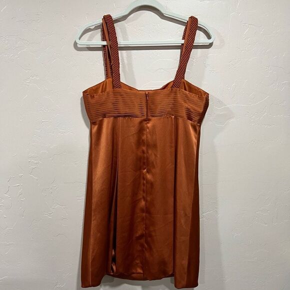 BCBGMaxAzria Orange Mini Dress - Picture 2 of 7